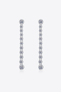 Baeful 1.18 Carat Moissanite Long Earrings